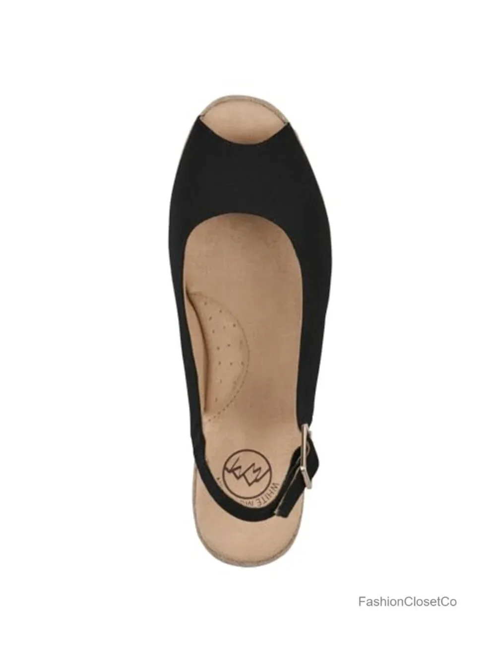 Slingback Espadrille Wedge Sandal with Cushioned Insole